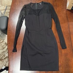 Guess Black Long sleeve Mini Dress Size M